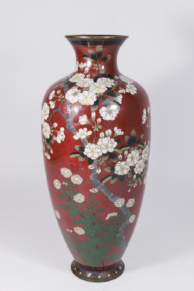 Large Chinese Cloisonné Vase (1 of 5)