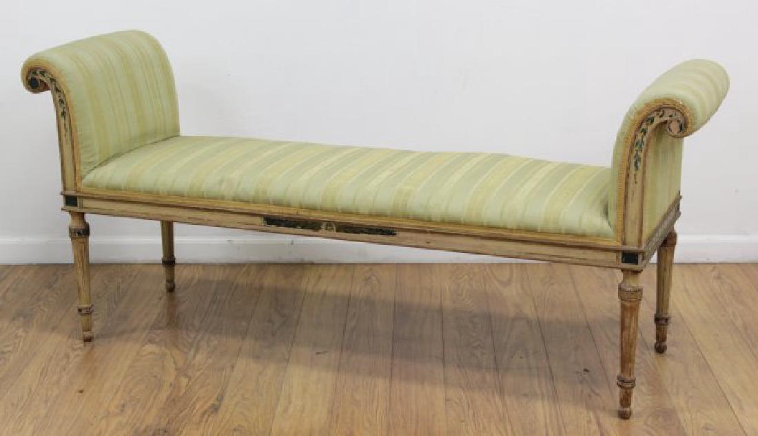 Paint Decorated Window Bench (1 of 3)