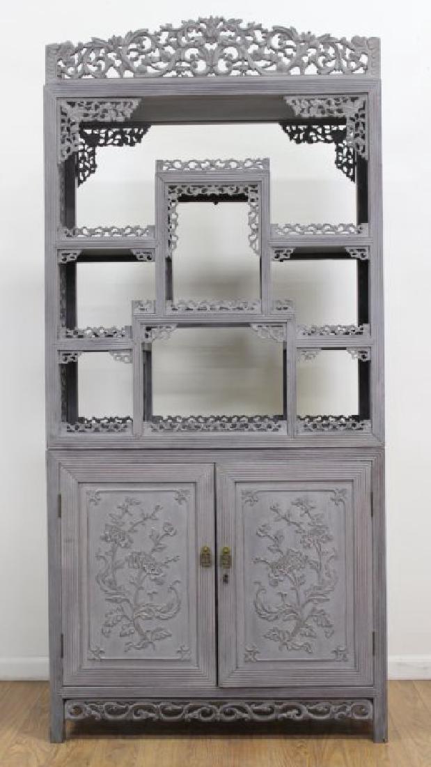 Chinese Hardwood Cabinet with Washed Finish (1 of 6)