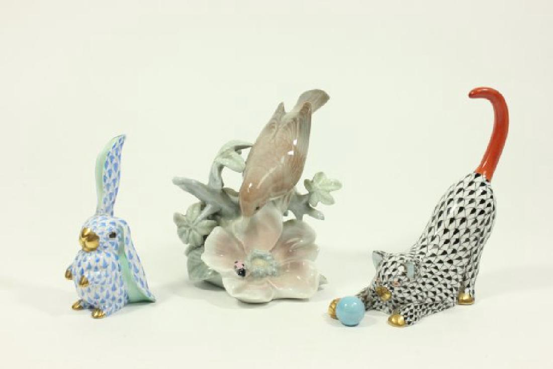 2 Herend Figurines & 1 Lladro Figurine (1 of 7)