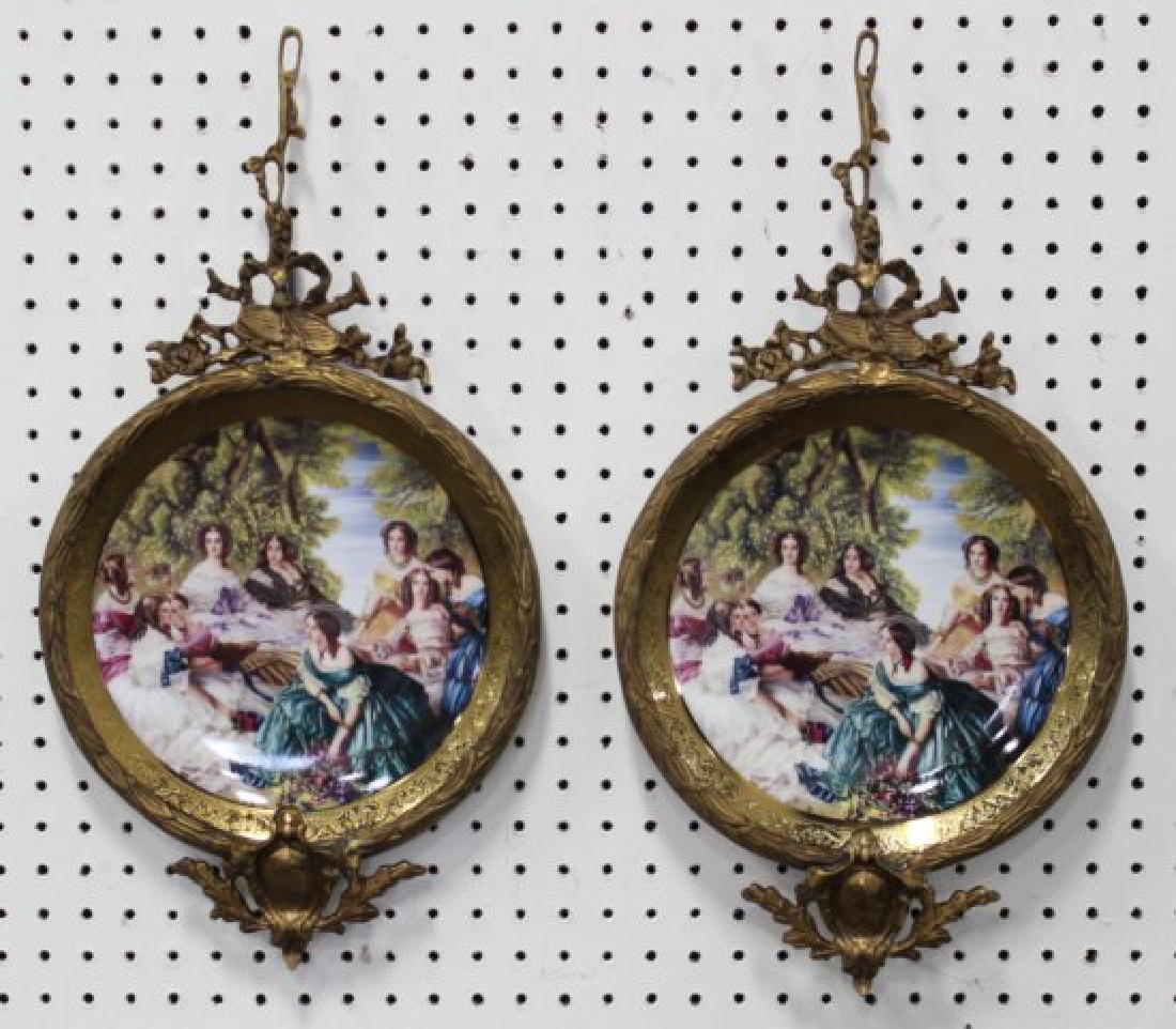 Pair French Style Wall Hangings (1 of 3)