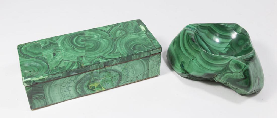 Malachite Box & Ashtray (1 of 7)