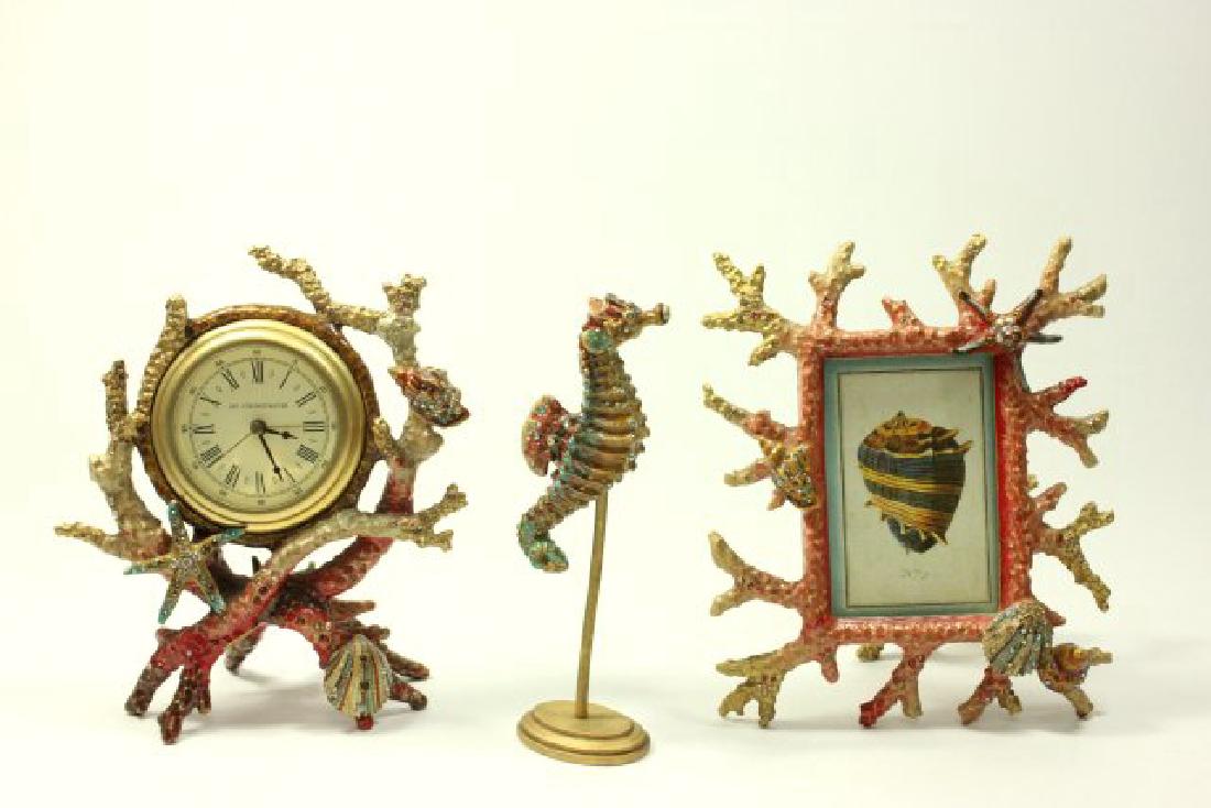 Jay Strongwater Coral Reef Frame & Clock (1 of 9)