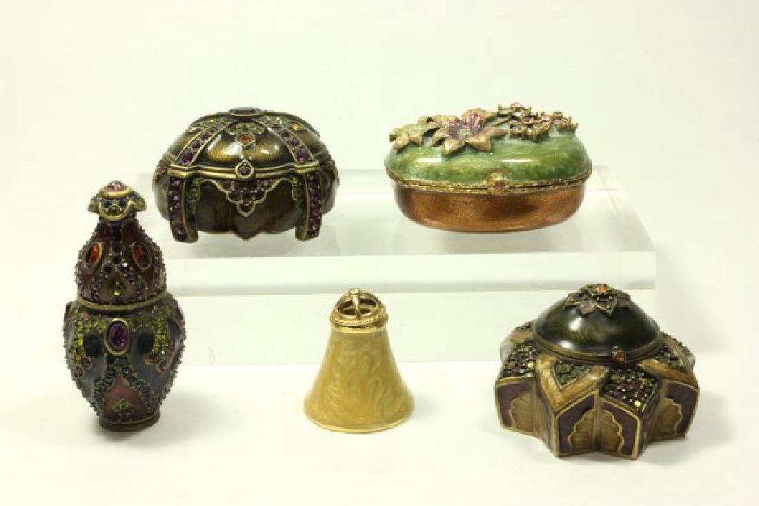 5 Jay Strongwater Signed Mini Boxes (1 of 7)