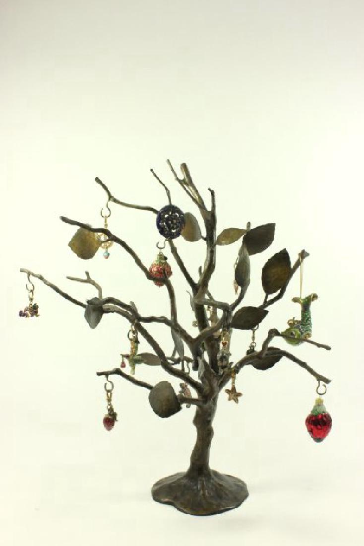 Jay Strongwater Tree with Enamel & Jeweled Charms (1 of 5)