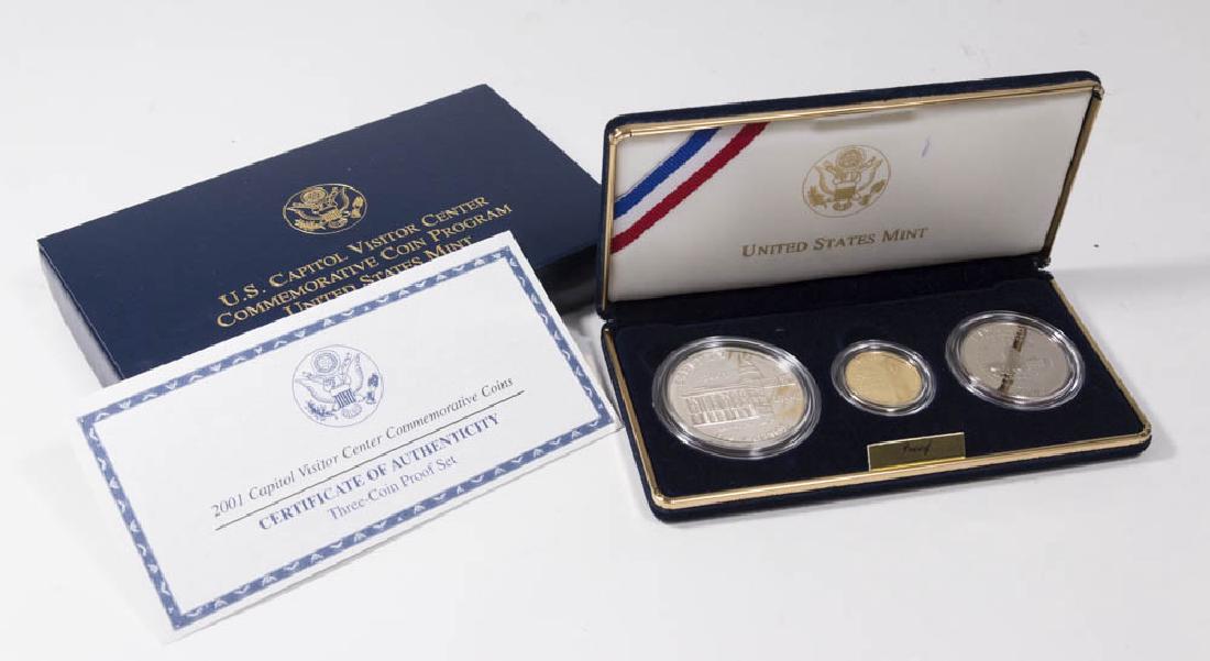 2001 US Capitol Visitor Center 3 Coin Set (1 of 4)