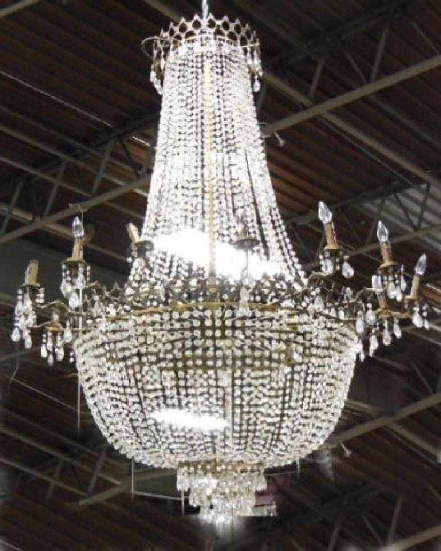 :Crystal Basket Chandelier (1 of 2)