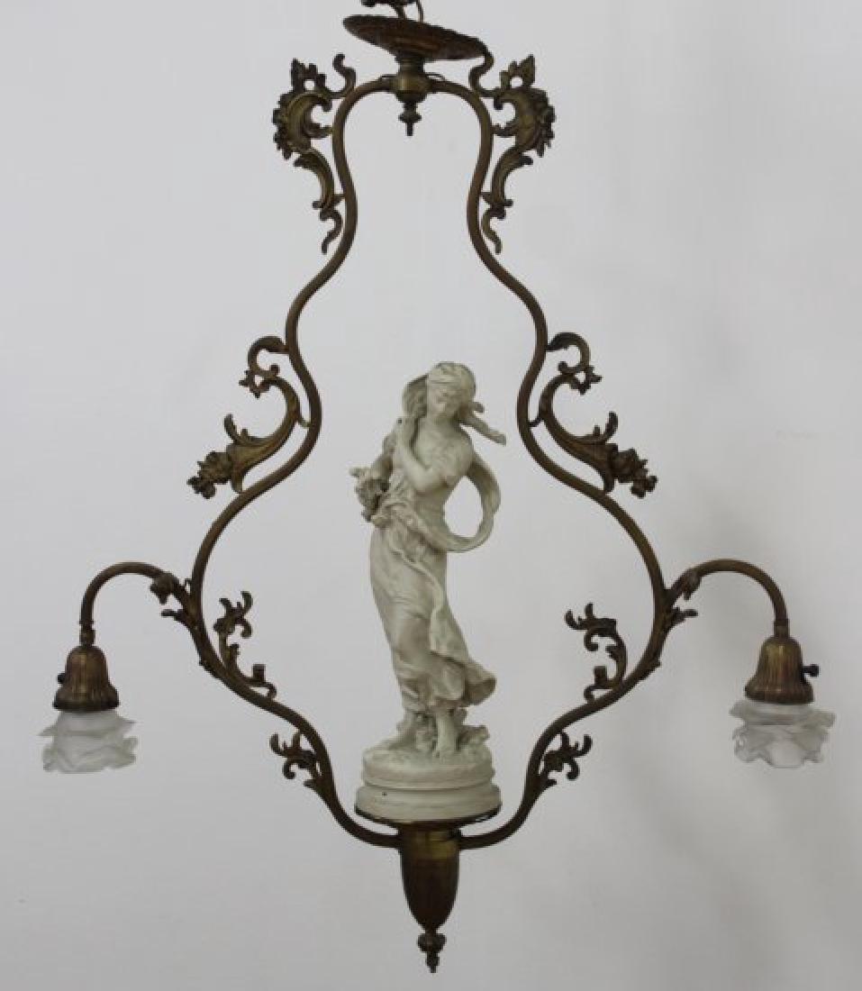 French Style Bronze Chandelier (1 of 3)