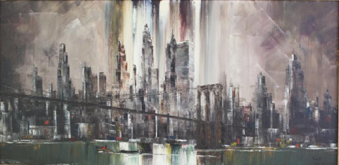 Robert Lebron, "Brooklyn Bridge - NY Skyline" (1 of 4)