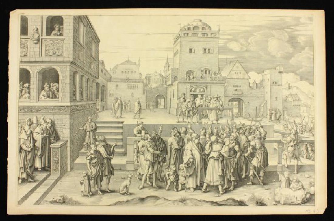 Lucas Van Leyden, Ecce Homo Engraving (1 of 9)