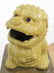 Pair Large Ceramic Foo Dogs on Pedestals - 6