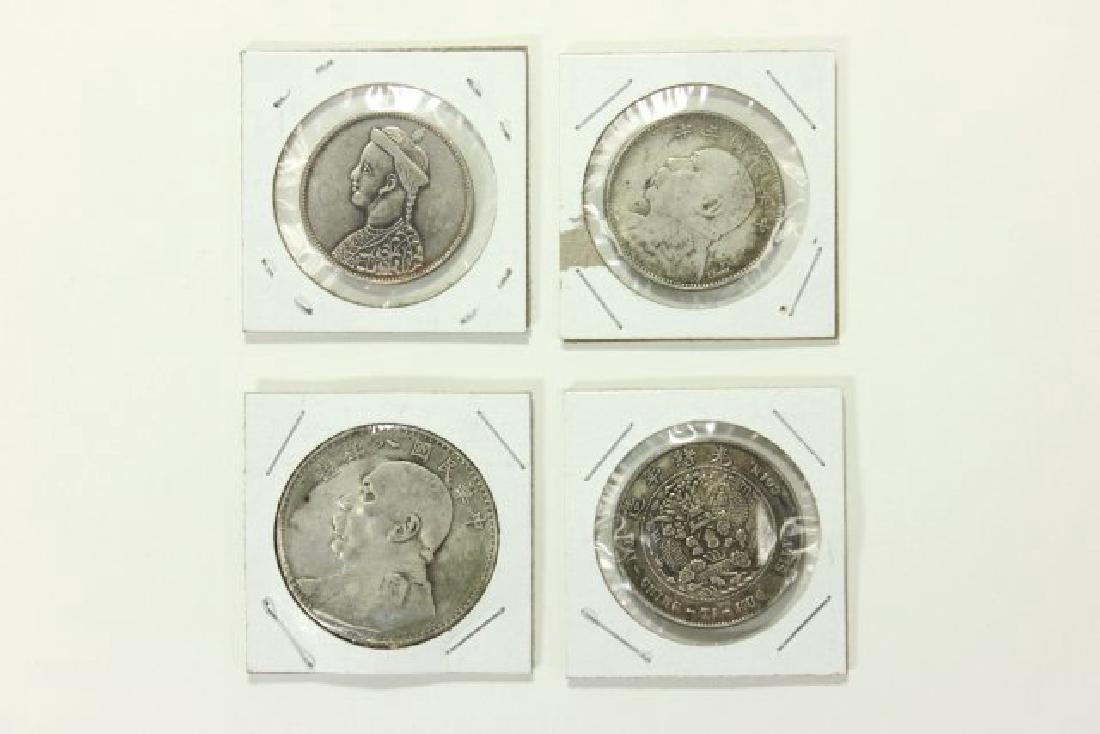 4 Chinese Coins: No guarantee of age or authenticity.