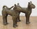 Pair Asian Bronze Cats