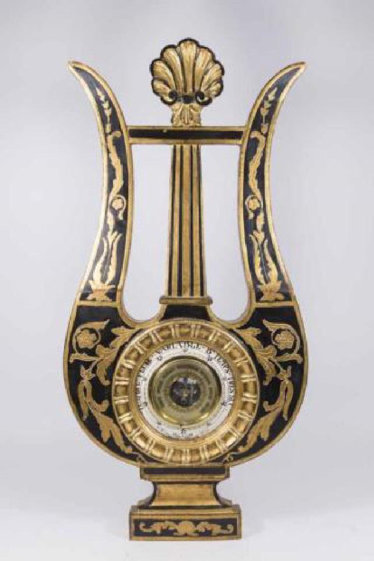 :French Charles X Style Gilded Wood Barometer (1 of 7)