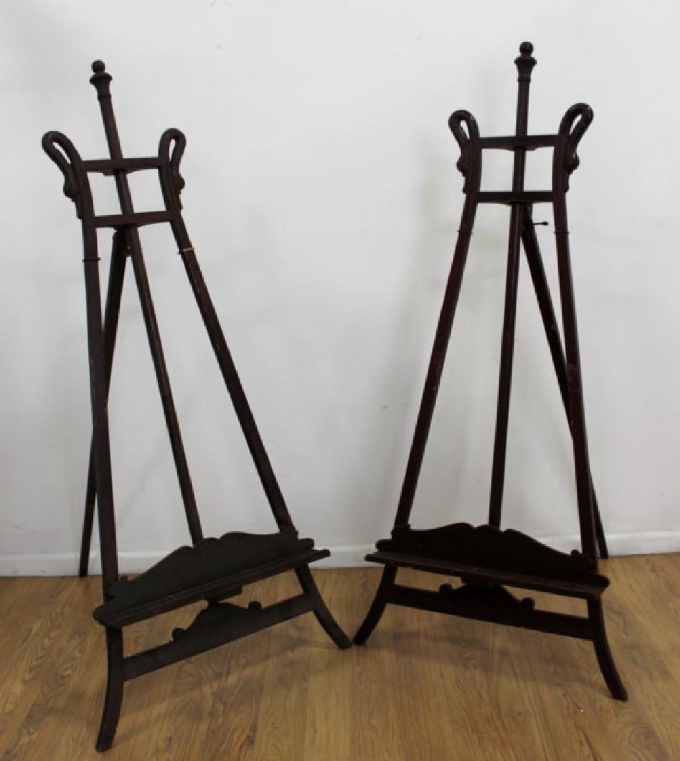 2 American Victorian Mahogany Easels (1 of 6)