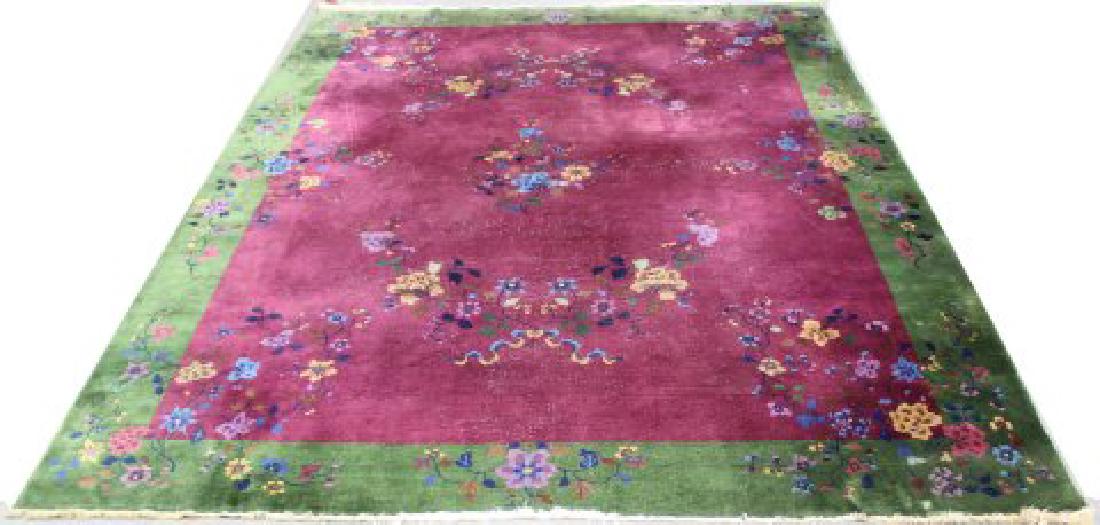 Red Background Chinese Rug/Carpet (1 of 7)