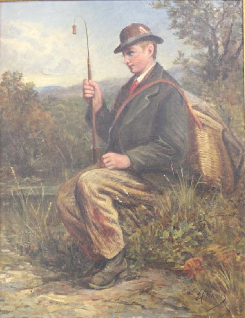 E.C. Barnes, Man Fishing (1 of 7)