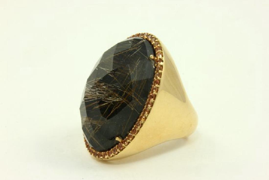 18K Rose Gold & Rutilated Quartz Ring (1 of 4)