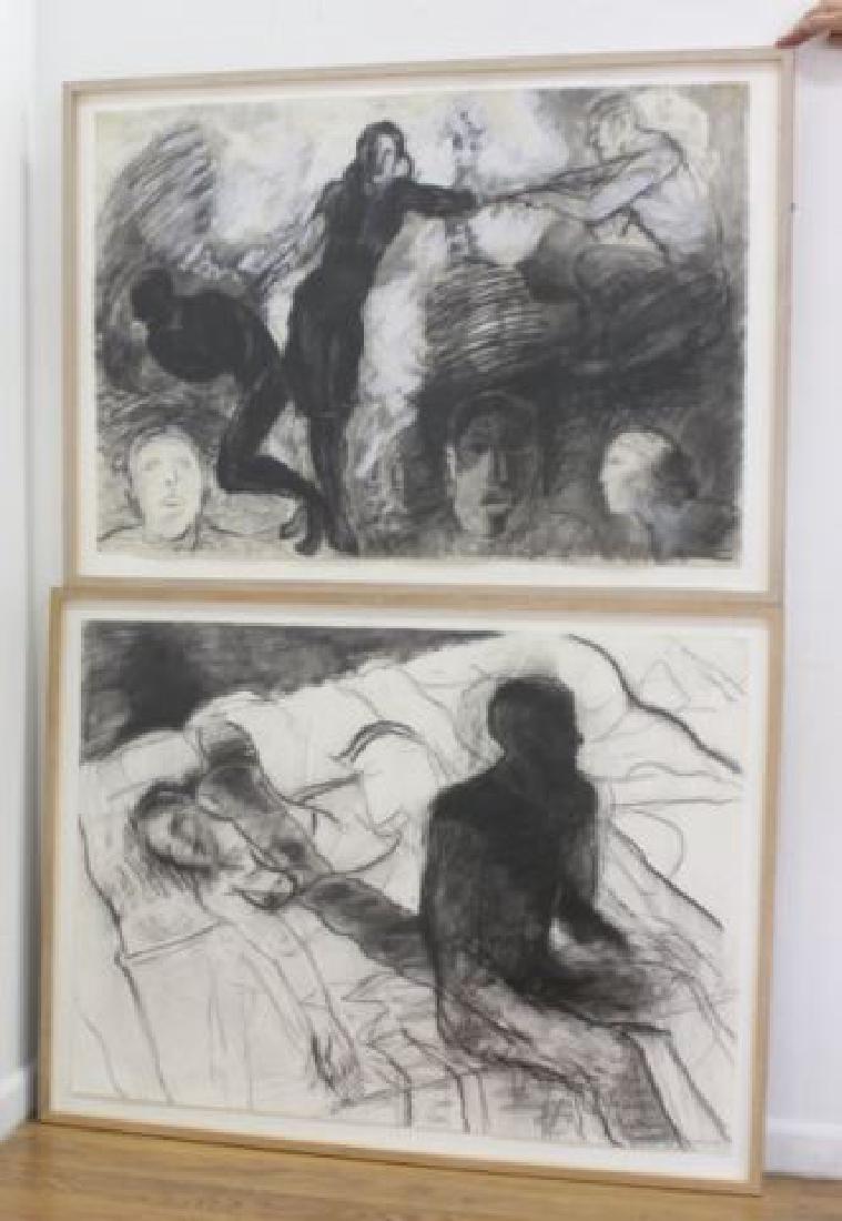 :S. Butler, 2 Mixed Media Works on Paper (1 of 6)