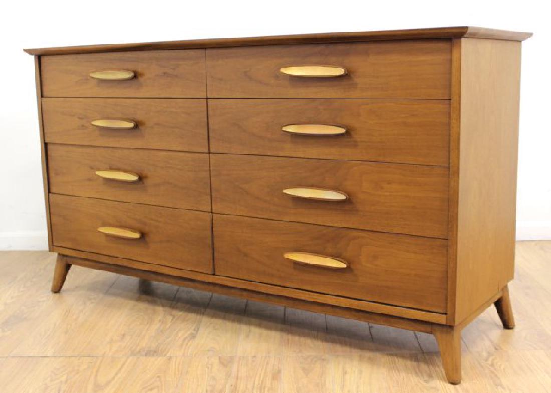 Heritage Henredon MidCentury Walnut Double Dresser (1 of 8)