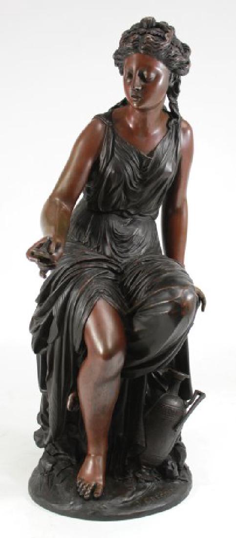 Jean-Louis Gregoire, Seated Grecian Girl with Urn (1 of 5)