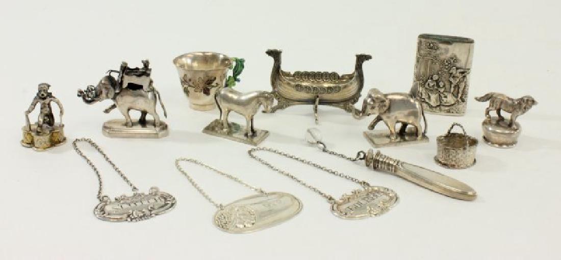 Group Sterling, Continental, & Asian Silver Items (1 of 7)