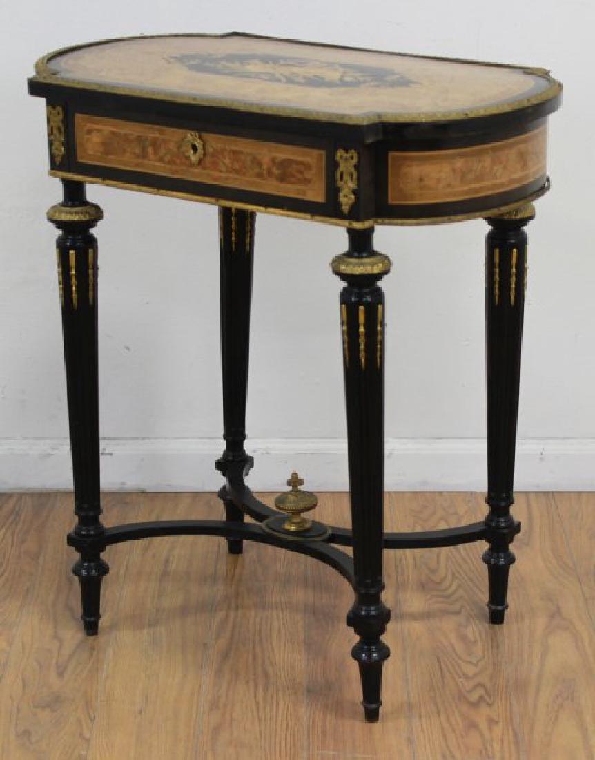 Napoleon III Marquetry Bronze Mounted Table (1 of 7)