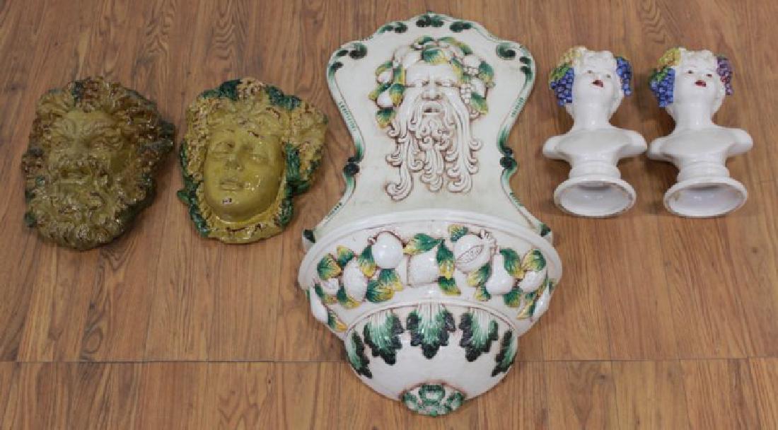 Lot of Majolica Pieces (1 of 4)