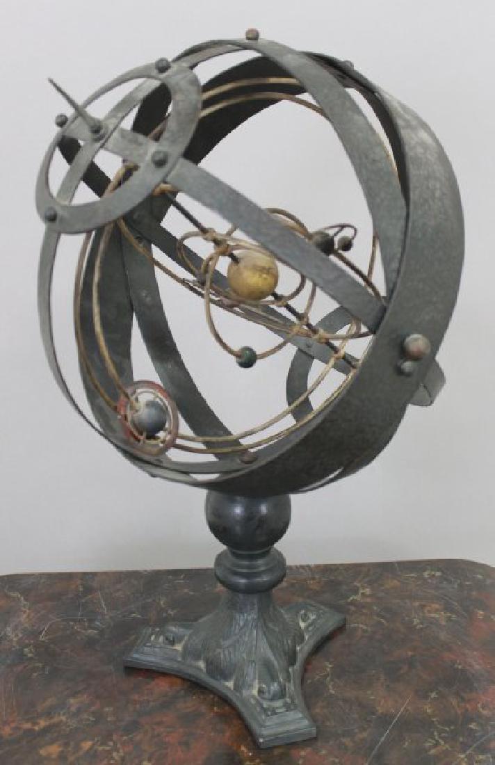 Antique Wrought Iron Astrolabe (1 of 3)