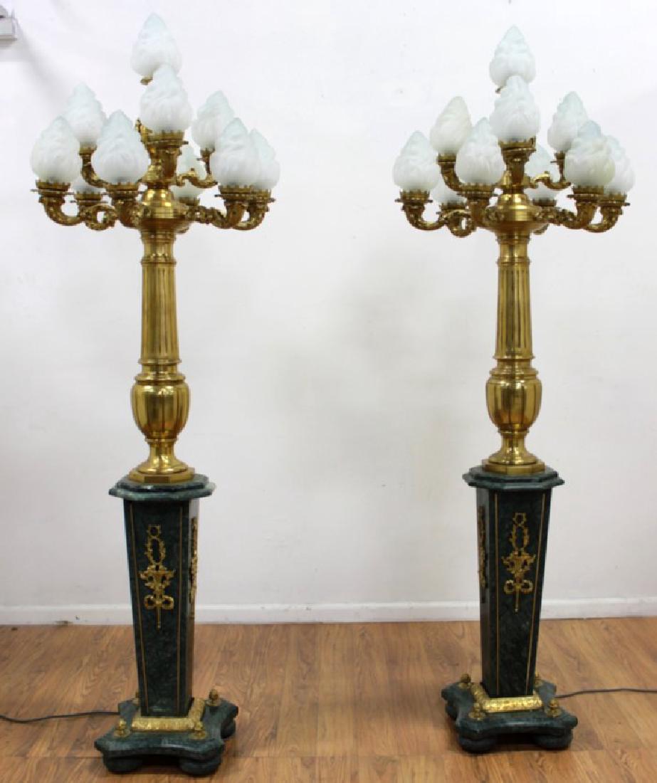 Pair Palace-Size 10-Light Torcheres (1 of 4)