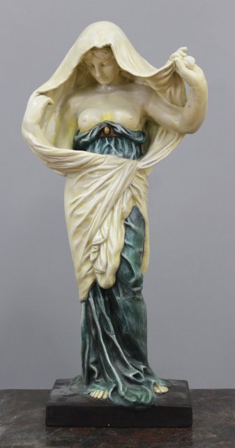 Ceramic Figure of Semi-Clad Female Figure (1 of 4)