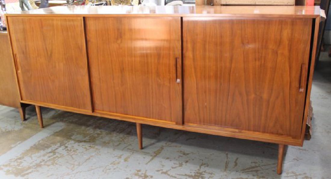 :Custom American Mid-Century Modern Walnut Cabinet (1 of 6)