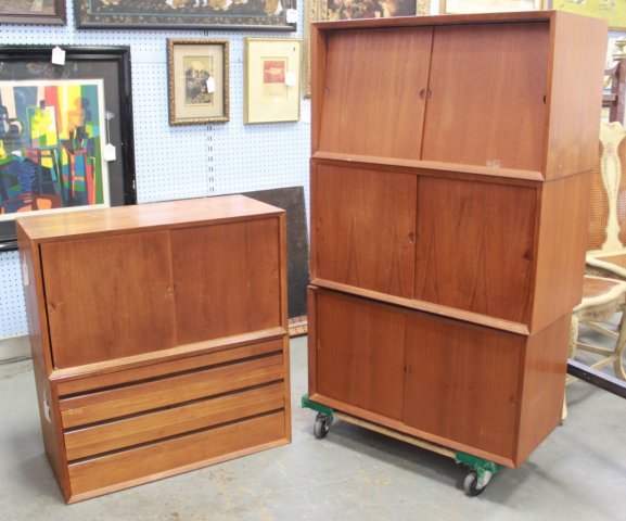Cado Style Mid-Century Modern Teak Wall Unit (1 of 3)