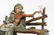 :Italian Ceramic, "Man on Bench" - 2
