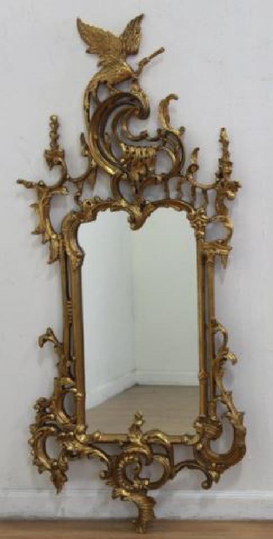 :Antique Style Gilt Composition Mirror (1 of 3)