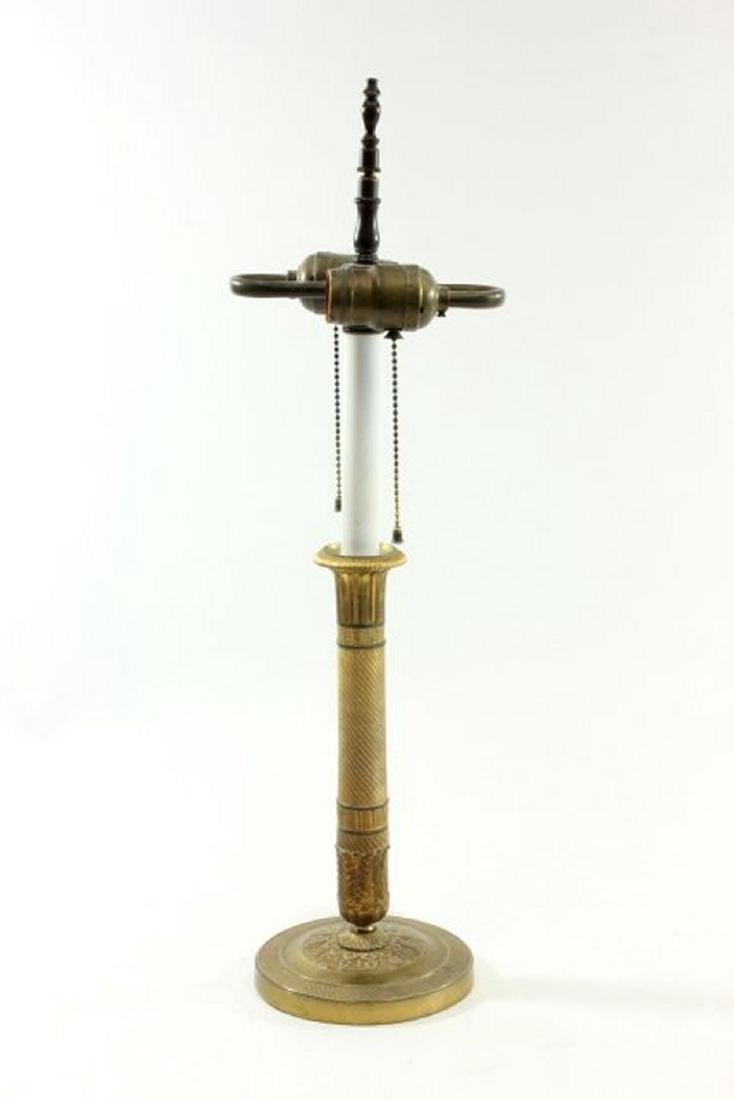 Brass Candlestick Lamp (1 of 4)