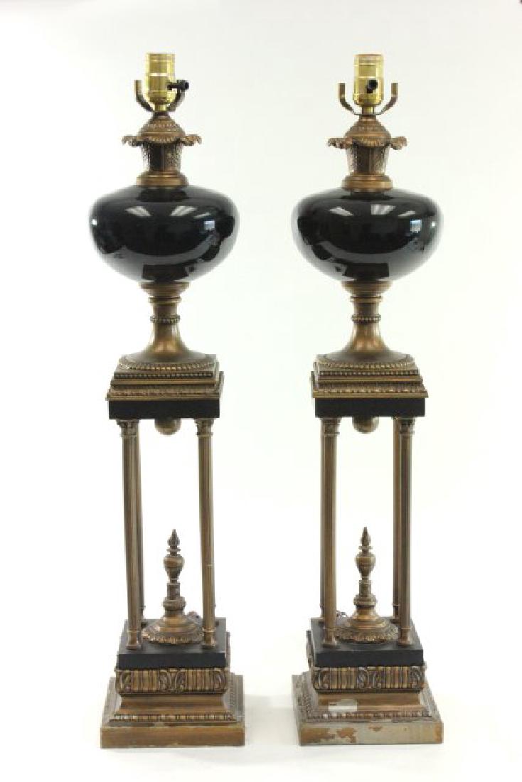 Pair Column Lamps (1 of 6)