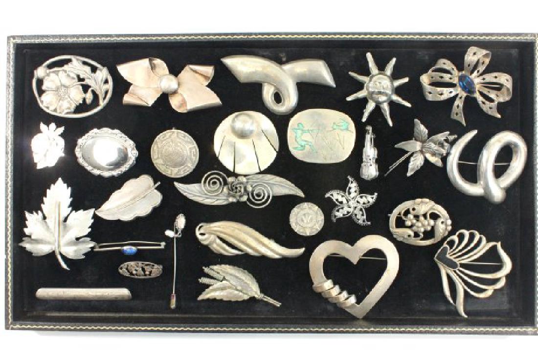 Tray Vintage Sterling Silver Jewelry (1 of 5)