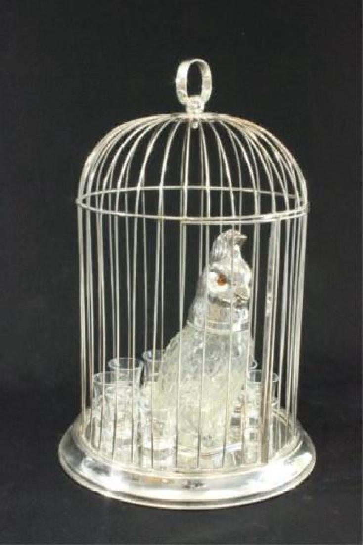 :Silverplated Birdcage Decanter Set (1 of 6)