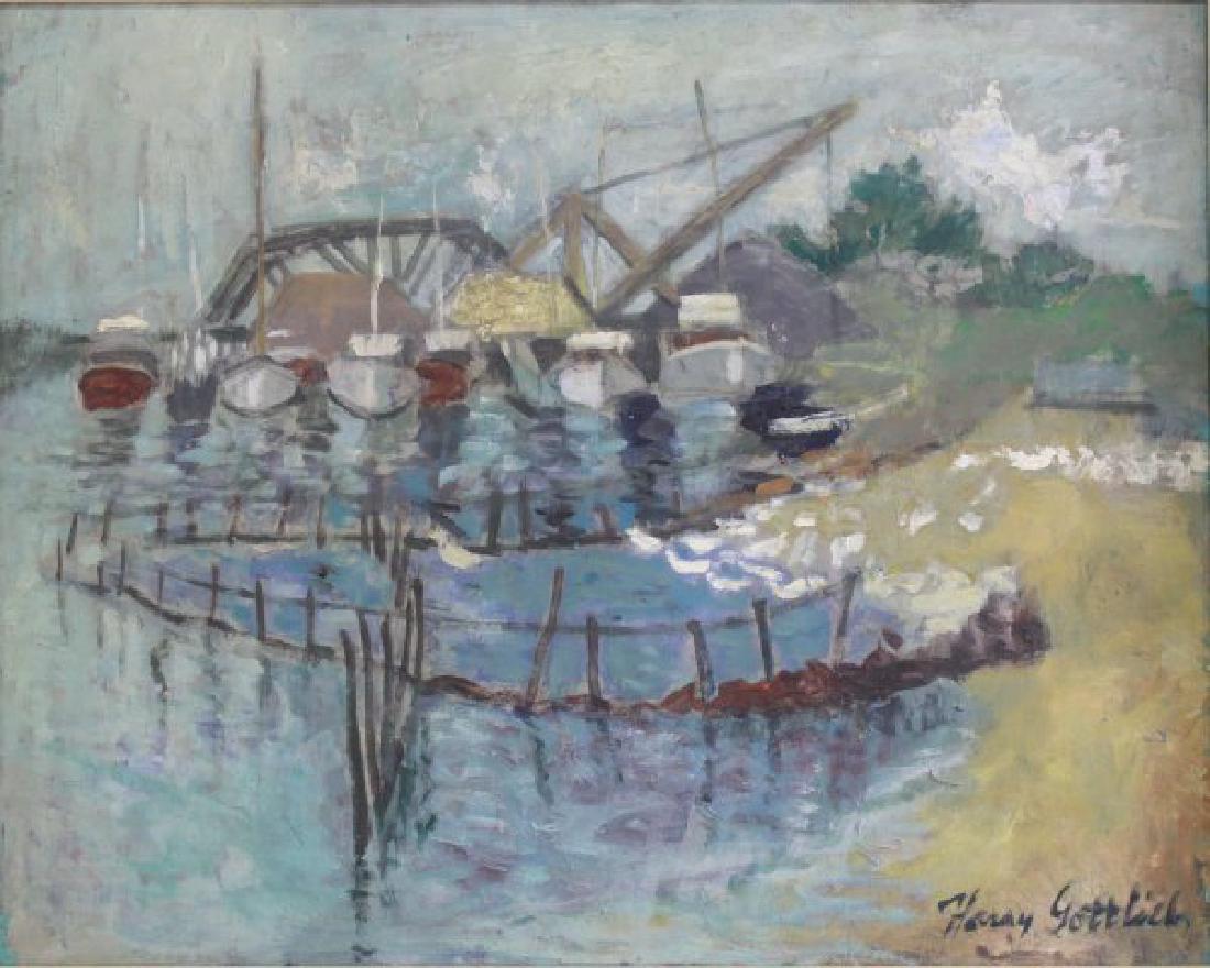 Harry Gottlieb, Harbor Scene (1 of 3)