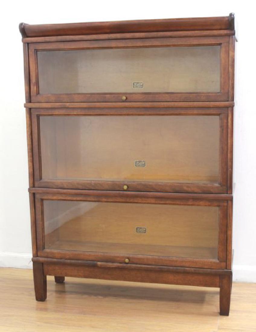 3-Stack Mahogany Bookcase (1 of 6)