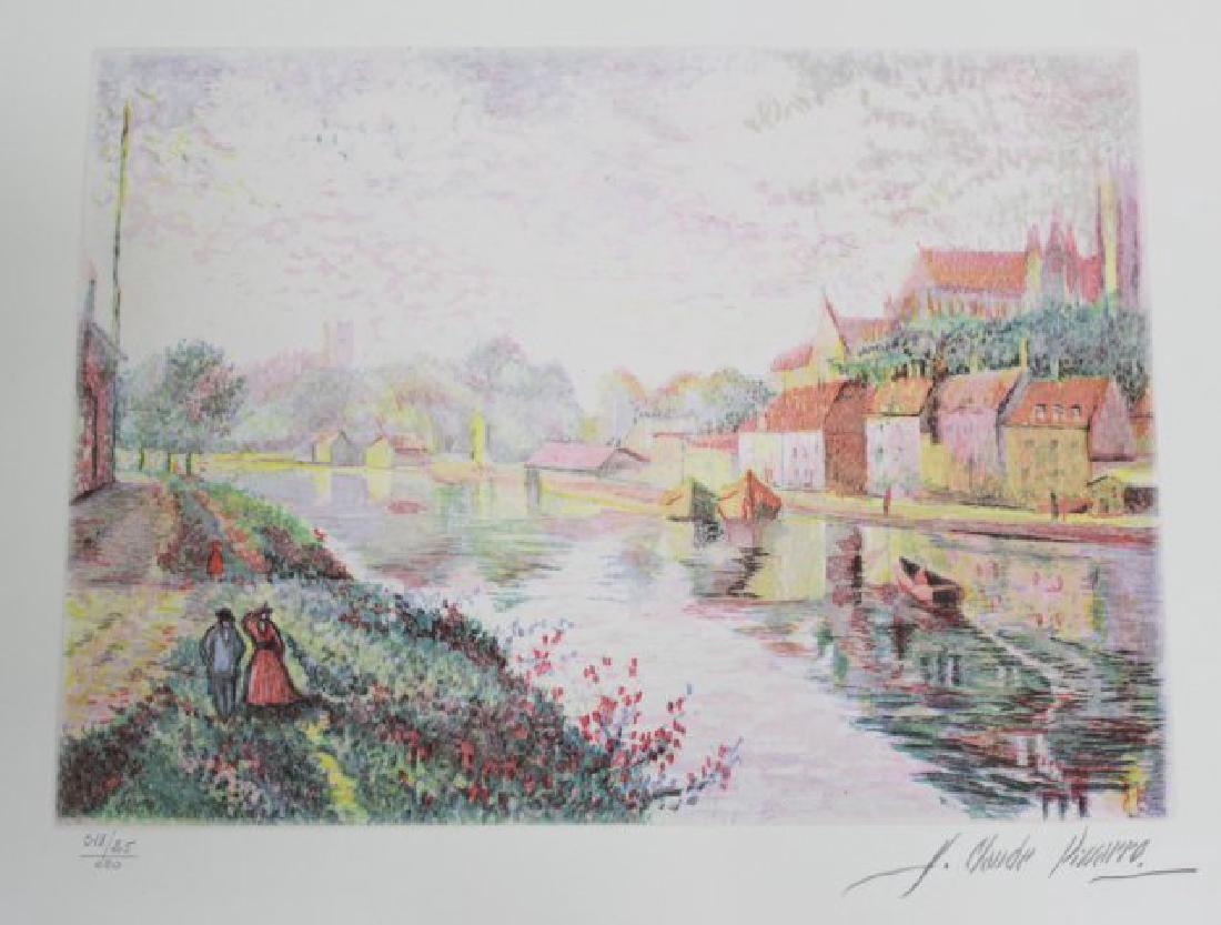 H. Claude Pissaro, River Scene (1 of 4)