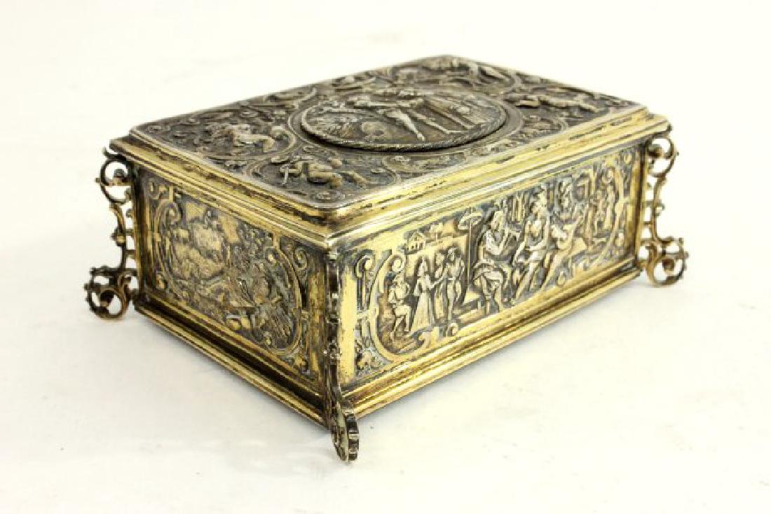 Late 19th-Early 20th C. German 800 Silver Bird Box (1 of 5)