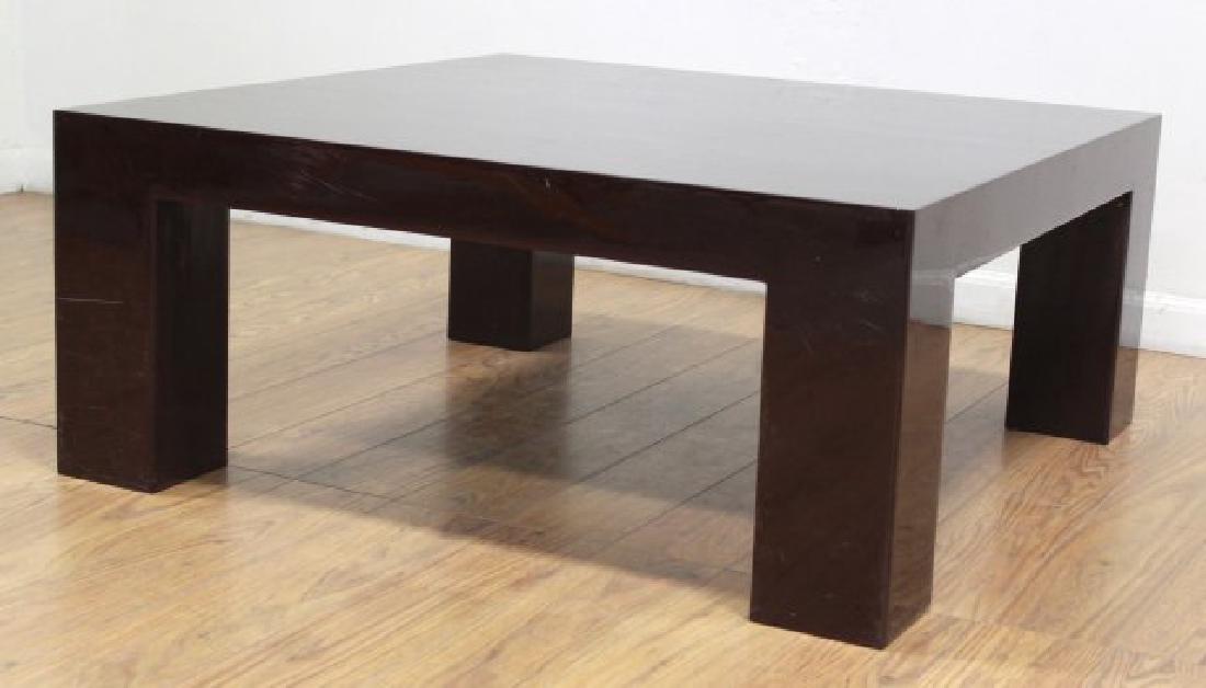 Jonathan Adler Burgundy Lacquer Coffee Table (1 of 4)