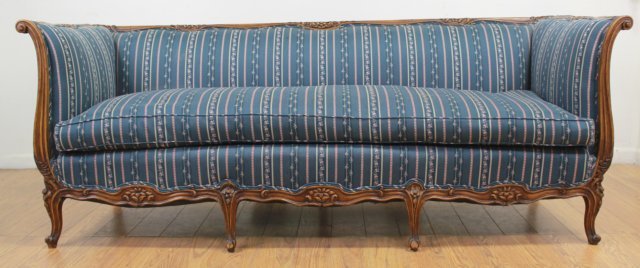 :Carved Walnut Couch (1 of 7)