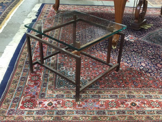 Henning Norgaard for Komfort Rosewood Side Table: Approx. 14 3/4" H x 19 3/4" square. (7025)