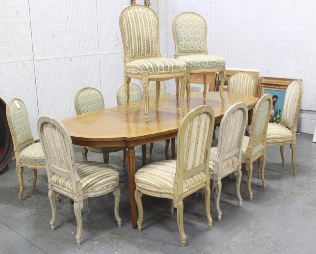French Style Dining Table & 12 Bodart Side Chairs (1 of 6)