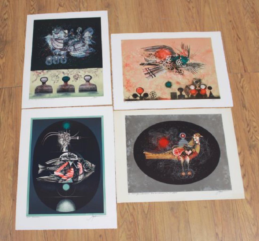 Pierre Jacquot, 4 Lithographs (1 of 6)