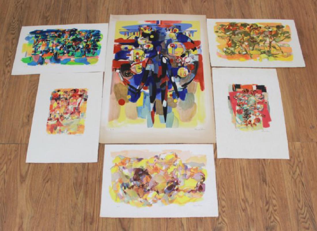 Claude Schurr, 6 Lithographs (1 of 8)