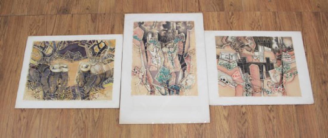 Georges Dayez, 3 Lithographs (1 of 8)